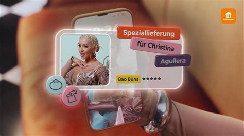 lieferando christina aguilera und|Hör ich da Lieferando 